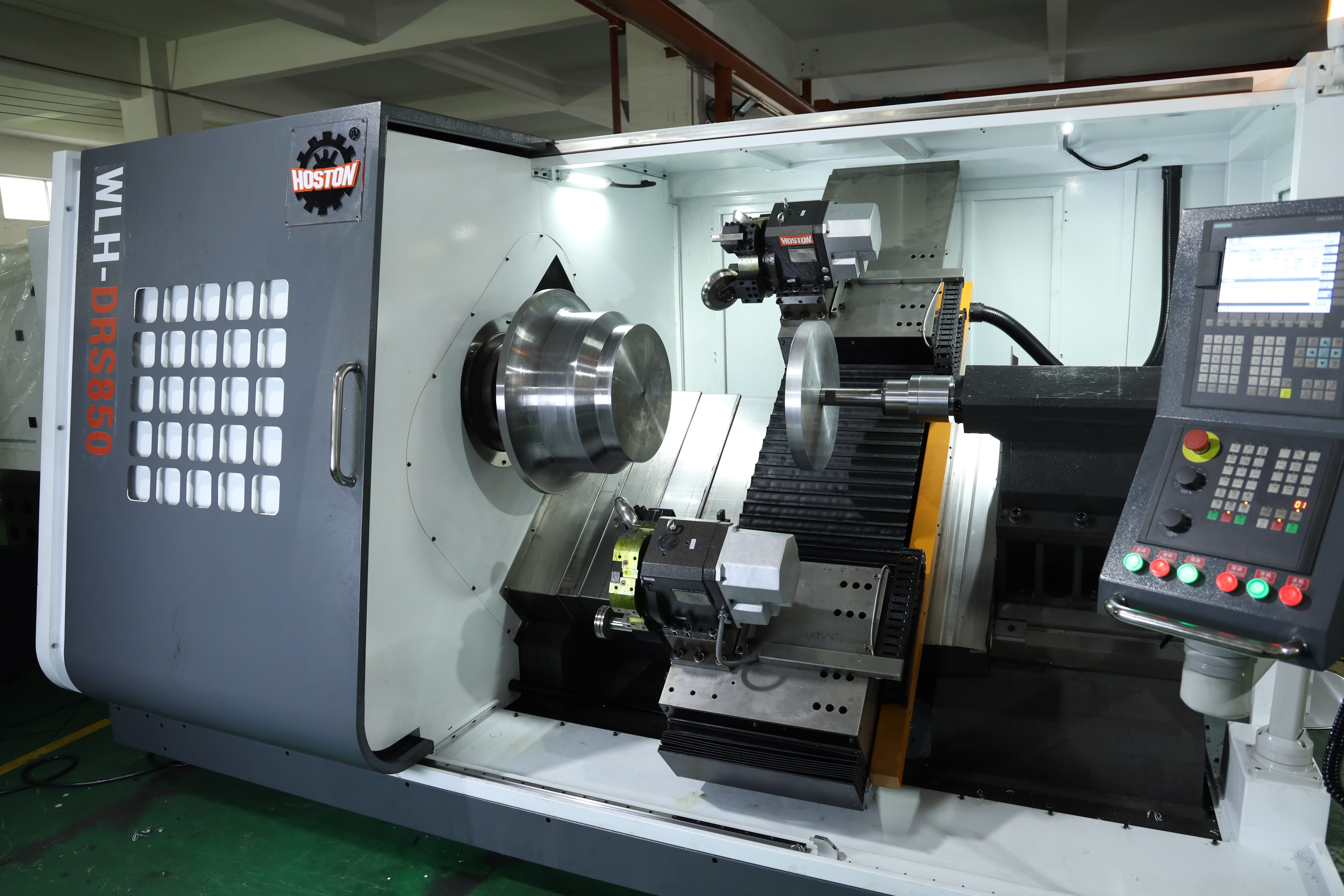 CNC Metal Spinning Machine Heavy Duty Double Rollers for Stainless Steel Cookware
