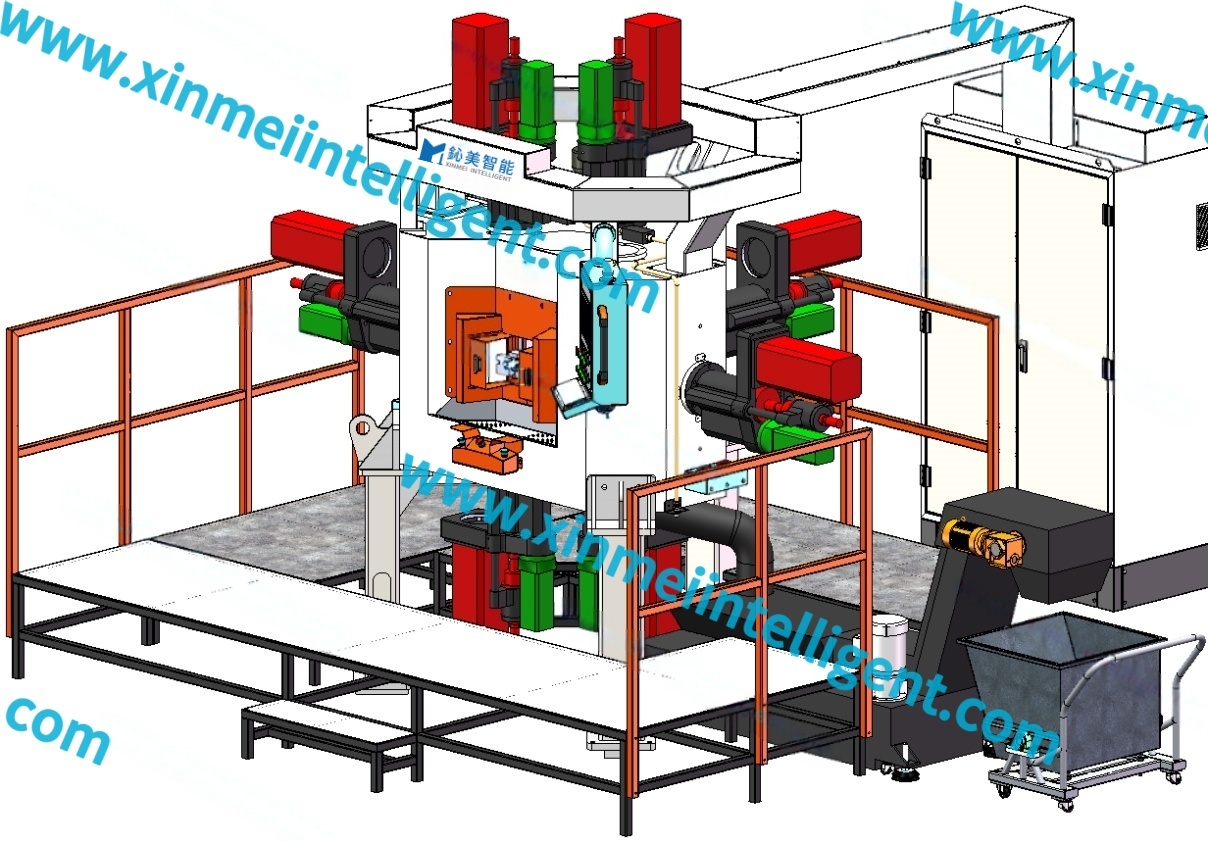 High Accuracy New CNC Horizontal Multi Spindle Machine with Engine/Motor/Gear for Precision Valve Parts Processing