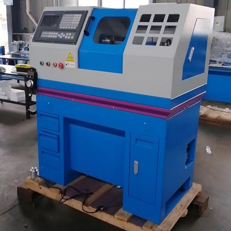 YH210 Hot Selling Mini CNC Lathe 2 Axis Automatic Lathe Machine Metal For Industrial Machinery Small Parts Processing Lathe CNC