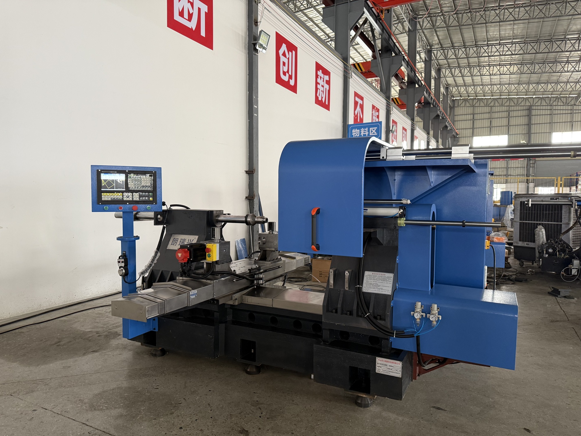 Lang Ruixing SLW-LX-800 Aluminium Pot Making Production Line CNC Metal Spinning Machine Single Automatic Cookware Mold Spinning