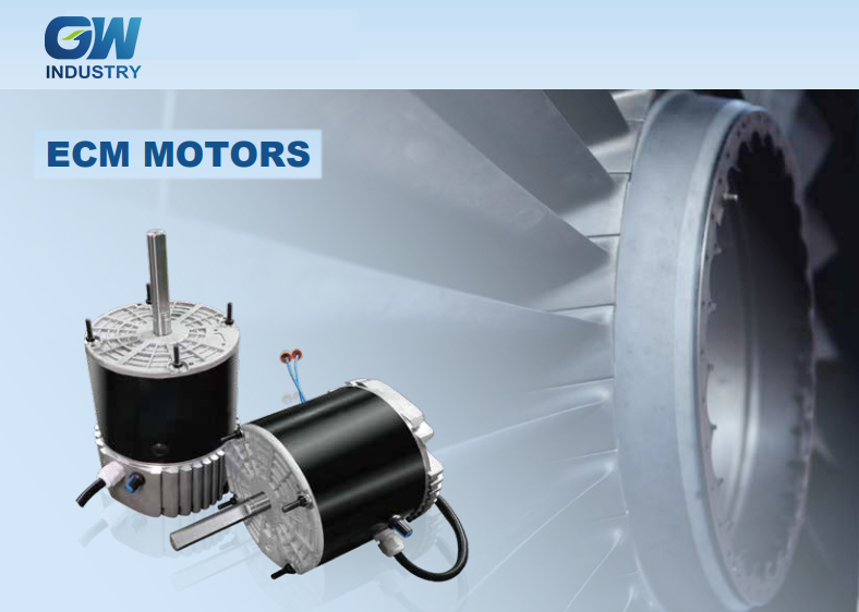 GW High Efficient speed control EC electric motor ECM motor for HVAC / BLDC motor for exhaust fan/ Fan motor