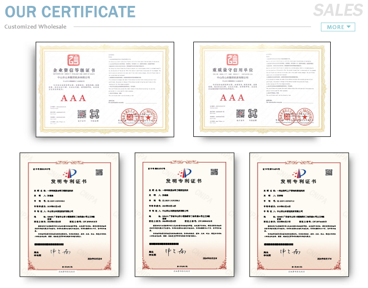 Our Certificate