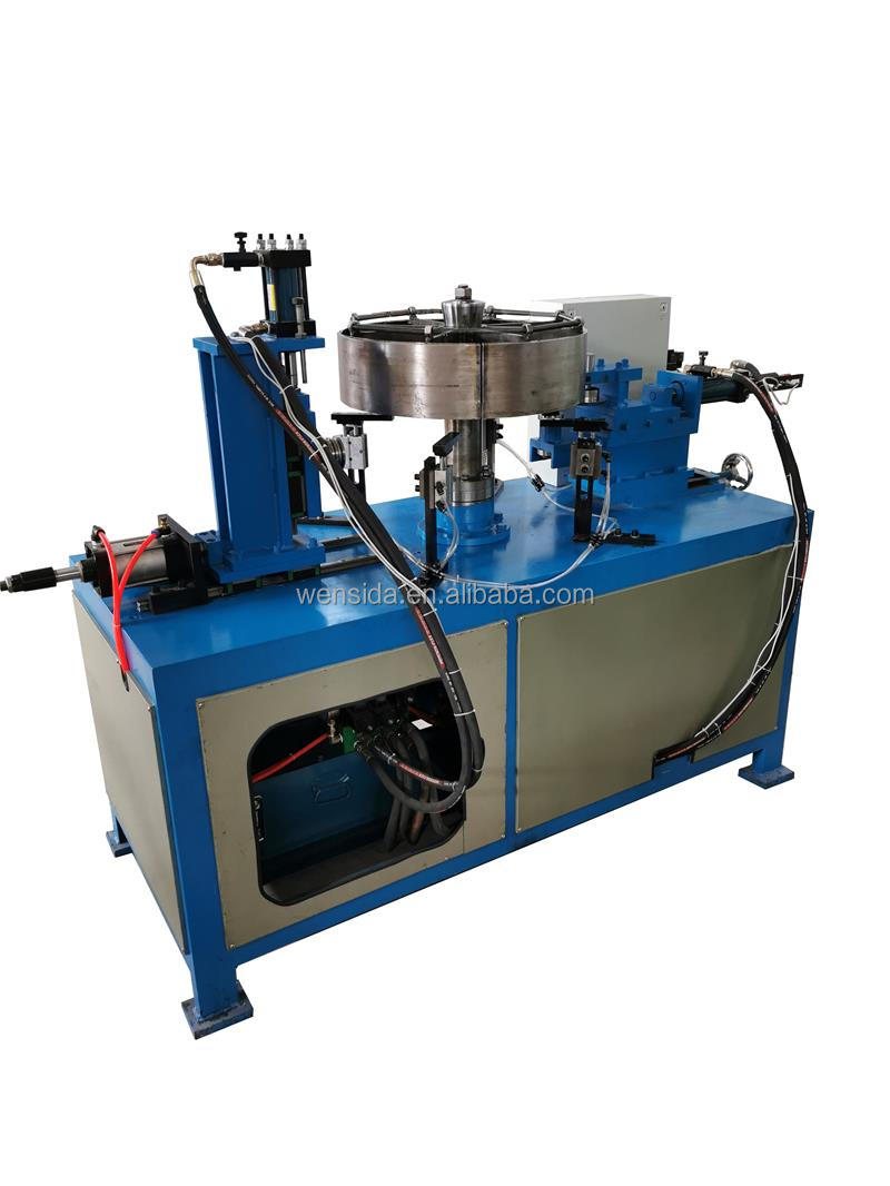 Hydraulic Stainless Steel Round Tube Flanging Machine Elbow Flanging Machine Manual CNC Tinplate Round Duct Flanging Machine