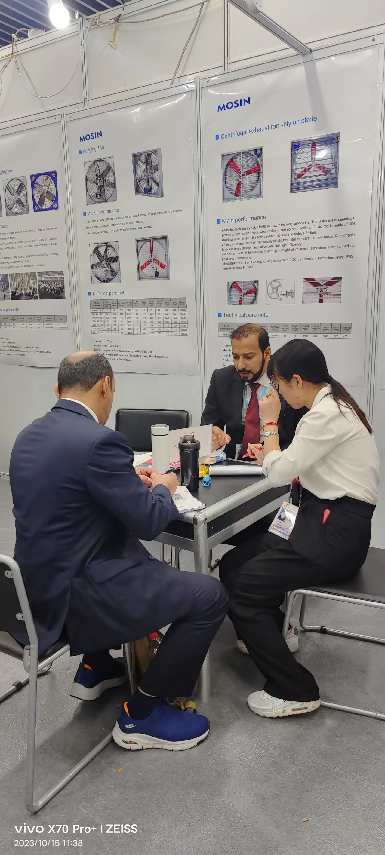 Exhibition client interaction
