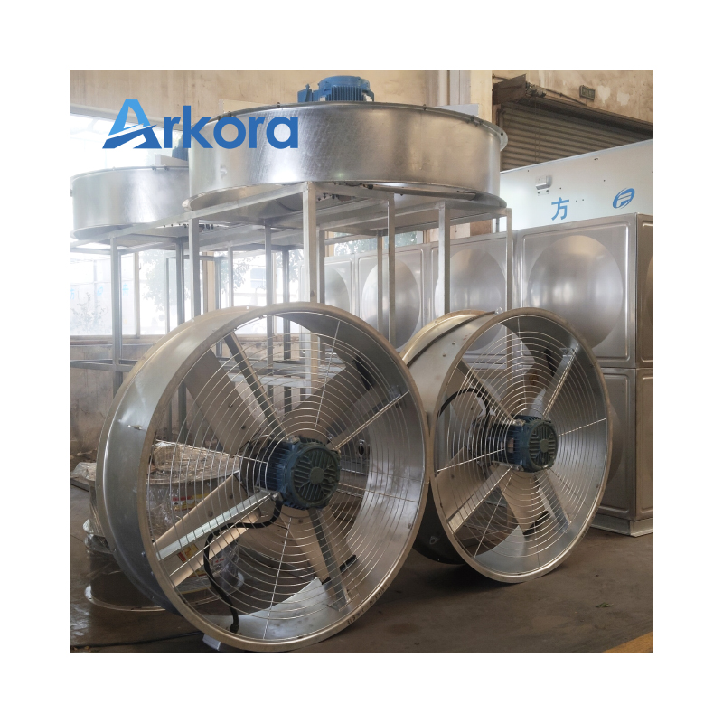 High-Speed Aluminum Alloy Axial Fan for Heavy-Duty Industrial Exhaust &amp; Cooling with Core Motor for Cooling Towers