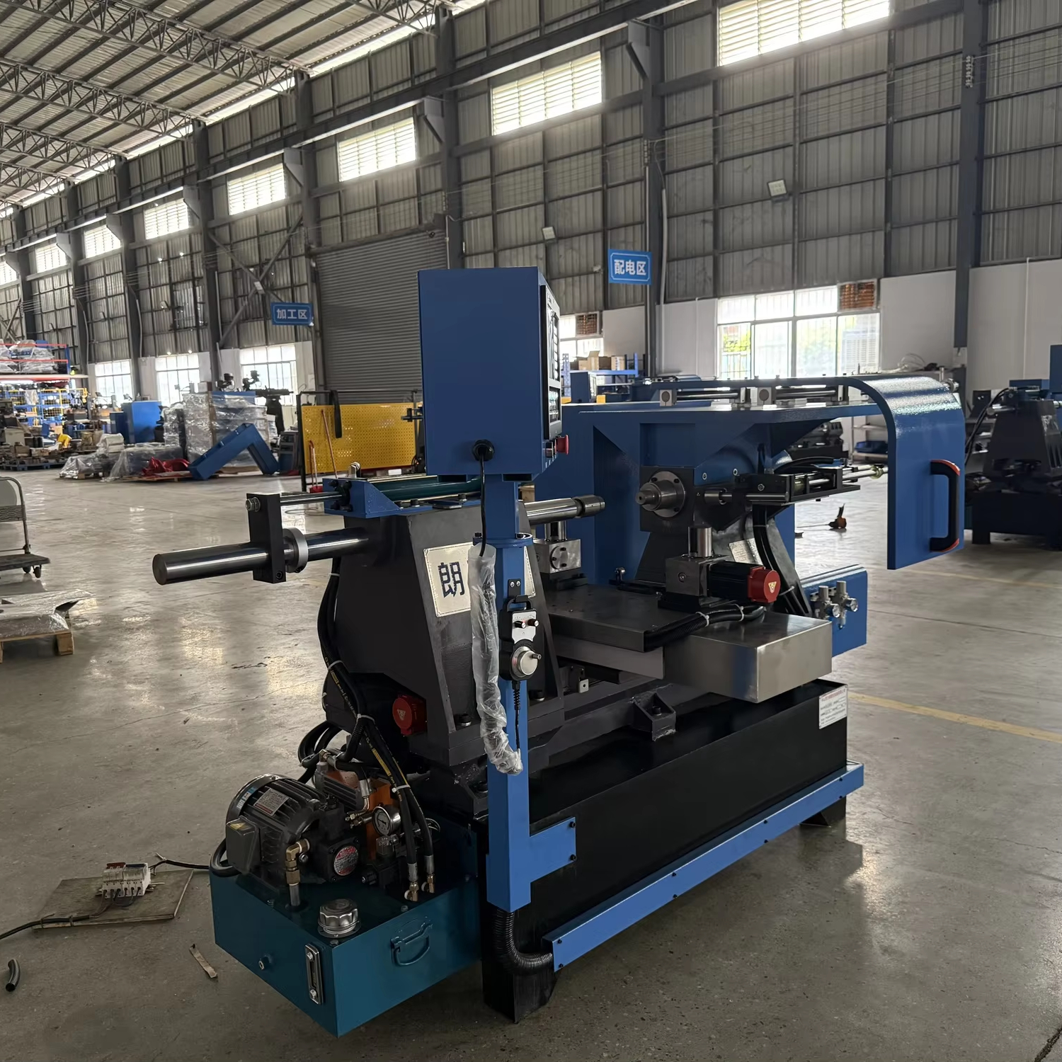 Lang Ruixing SLW-LX-800 Aluminium Pot Making Production Line CNC Metal Spinning Machine Single Automatic Cookware Mold Spinning