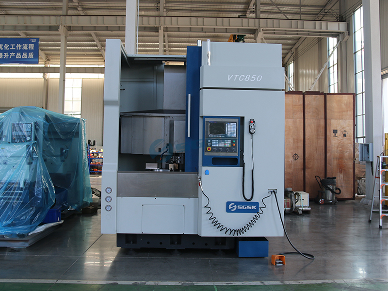 Vertical Cnc Lathe For Alloy Wheels VTC850 Cnc Turning Machine Cost Effective CNC Turning Lathe Machine