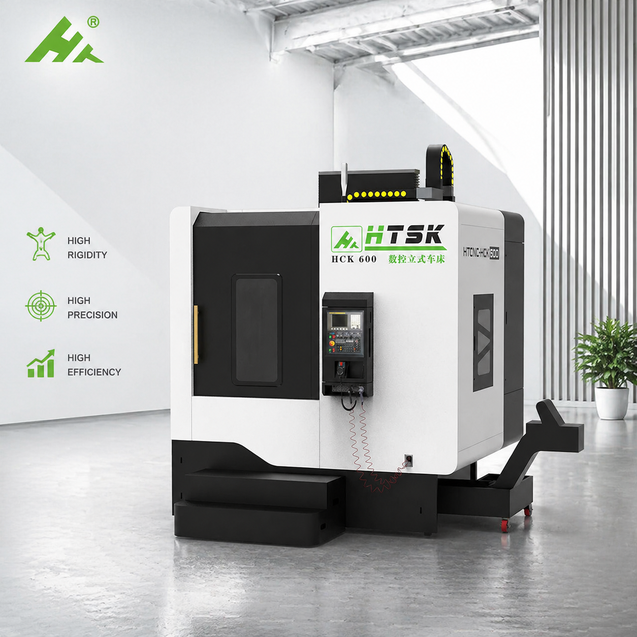 Vertical Heavy Duty Twin Spindle Multi-Axis High Rigidity CNC Turning Center Lathe for Large Diameter Metal Workpieces