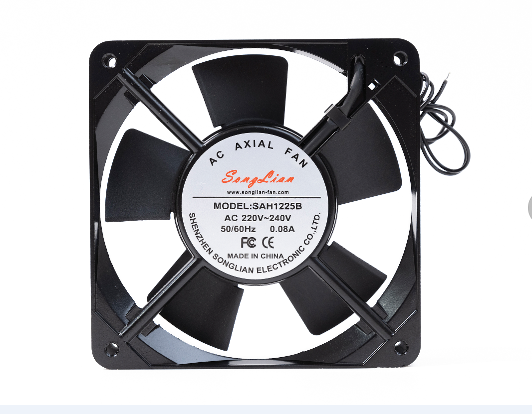 120x120x25mm Industrial Cooling Fan 110V 220V High CFM High Speed Flow Exhaust Ventilation for Cabinet Chassis UPS Power OEM ODM