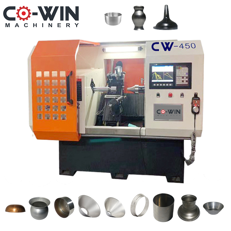 Kitchenware Stainless Steel Pots, Bowls, Spoons and Pans Production and Processing CNC Metal Spinning Machine
