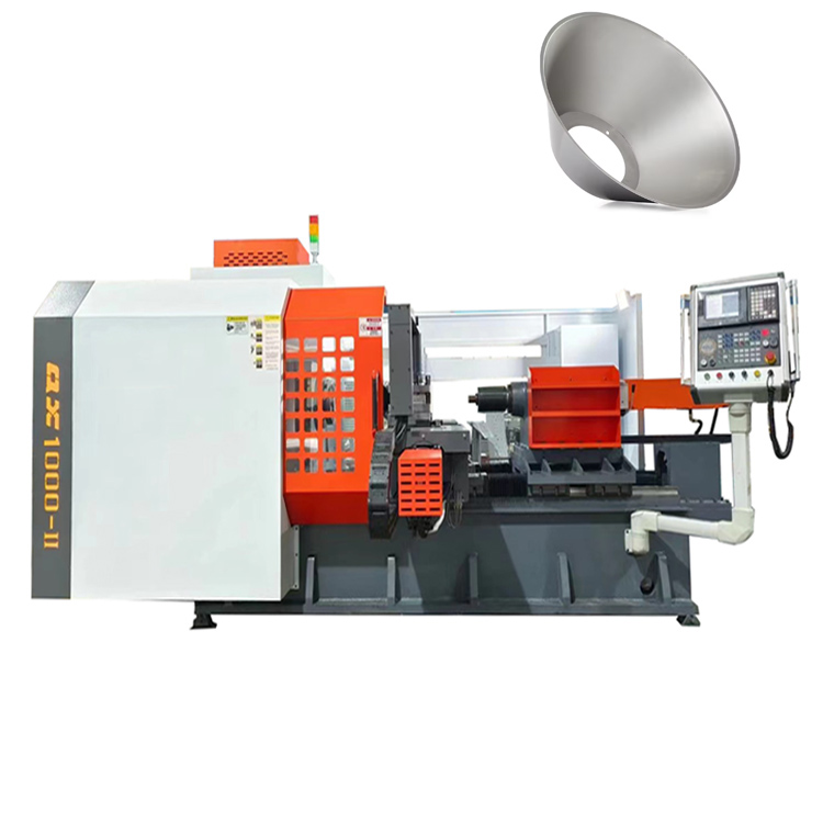 Horizontal Turning Lathe CNC Metal Fan Inlet Cone Spinning Machine