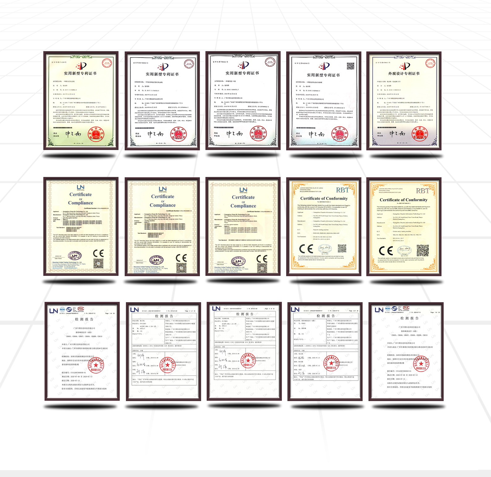 Comprehensive certifications