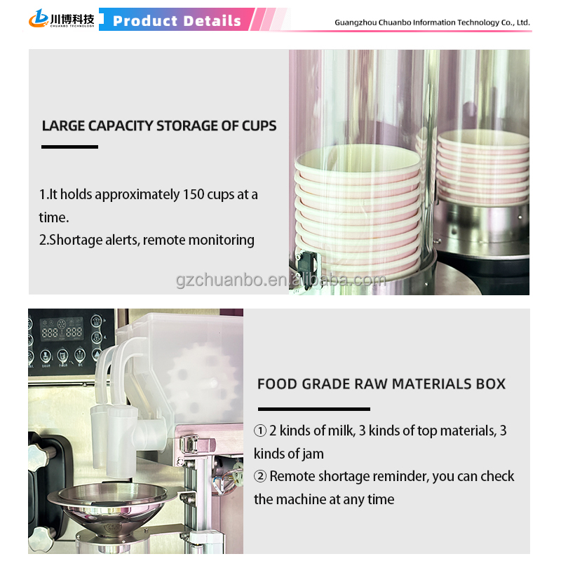 OEM Factory Unattended Retail Solution Soft Serve Fully Automatic Commercial Ice Cream Vending Machine for Kids Park