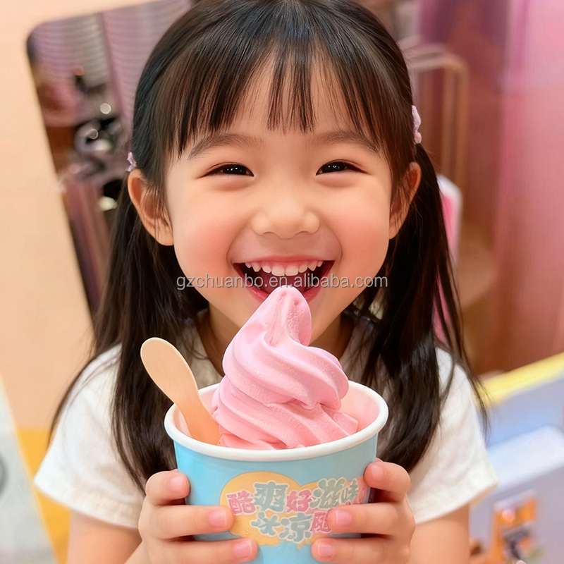 2026 Factory OEM ODM Fully Automatic Soft Ice Cream Vending Machine 21.5 Inch Touch Screen Compressor Cooling Cloud-Based