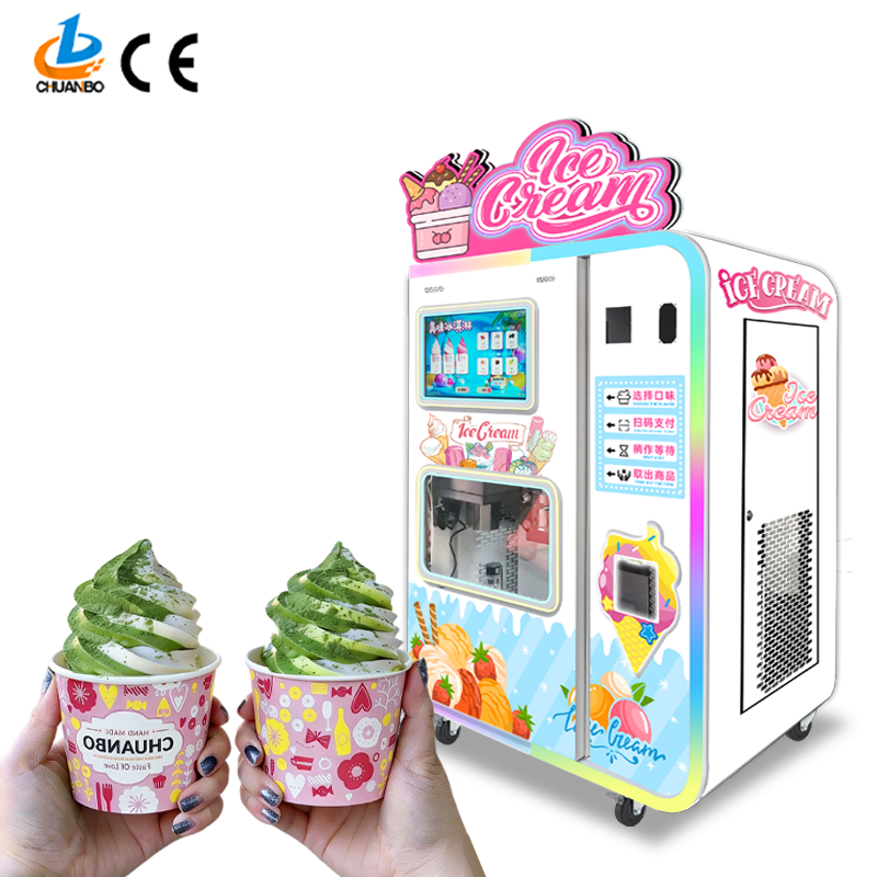 Best Selling OEM ODM Ice Cream Vending Machine with SDK Touchscreen Compressor Cooling POS Integration Multiple Payment Options