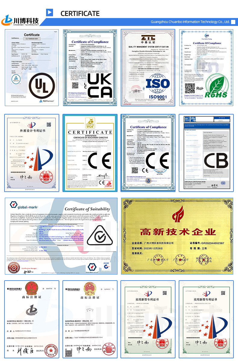 Factory CE and ISO Quality Certifications