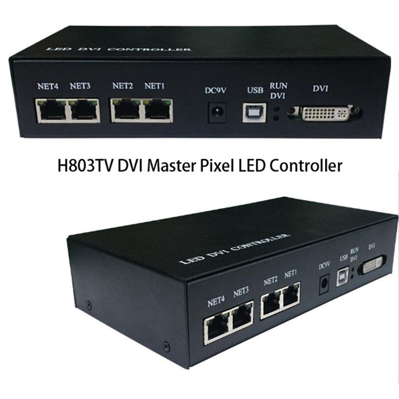 OEM H803TV Online Madrix Master Controller DVI HDMI Interface for 3D and Music Effect Manufacturer, Supplier