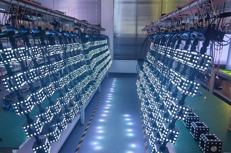 Xiaosan LED Factory - Packaging and Export Preparation Area