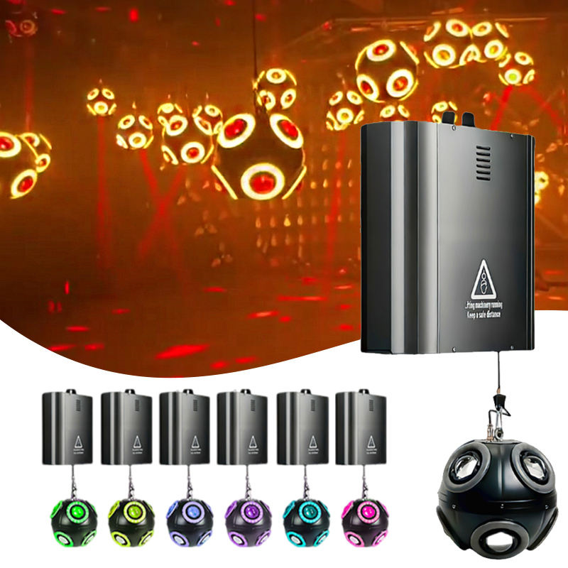 OEM Dmx LED Football Kinetic Ball Light RGB Full Colorful Lift Ball Kinetic DJ Club Lighting for Stage Light Disco Party Supplier, Suppliers