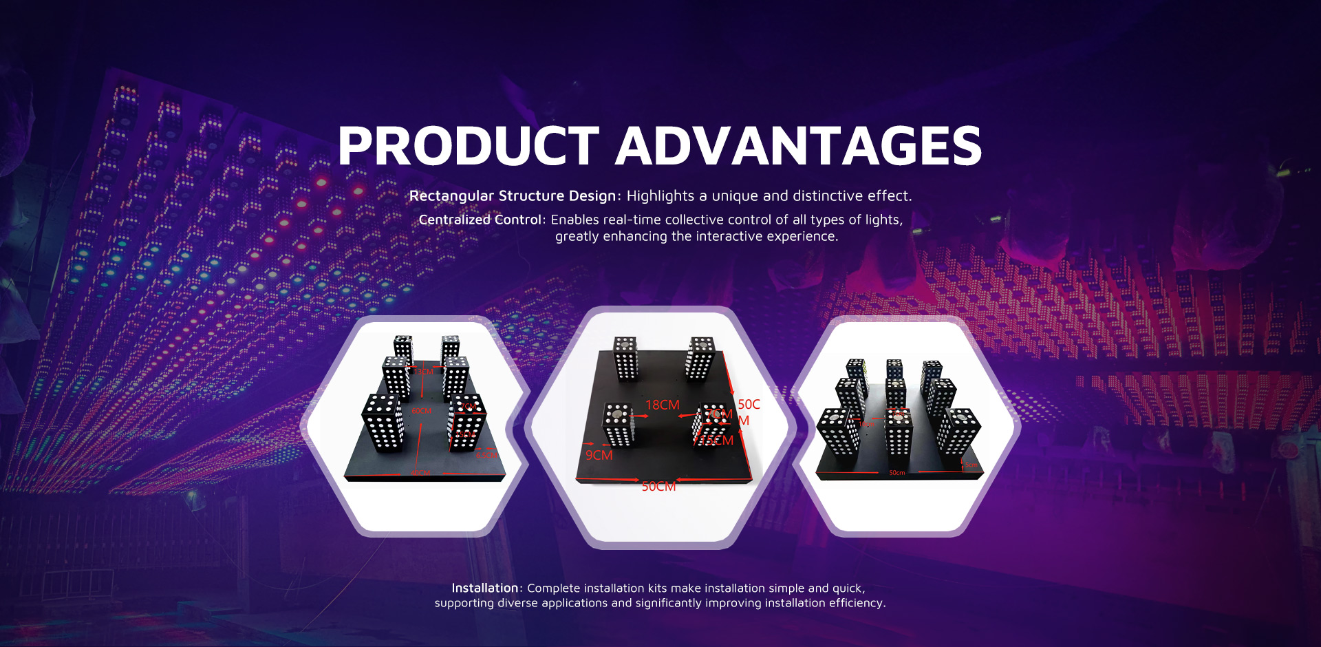 Xiaosan LED Stage Lighting Solutions for Nightclub and Entertainment Venues
