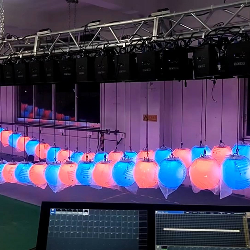 OEM LED Kinetic Light RGBW DMX Winch Stage Equipment For Wedding Decoration, NightClub And Disco Manufacturers, Supplier
