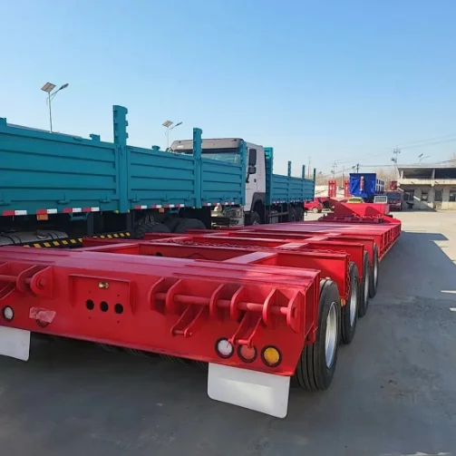4-Axle Lowbed Semi Trailer