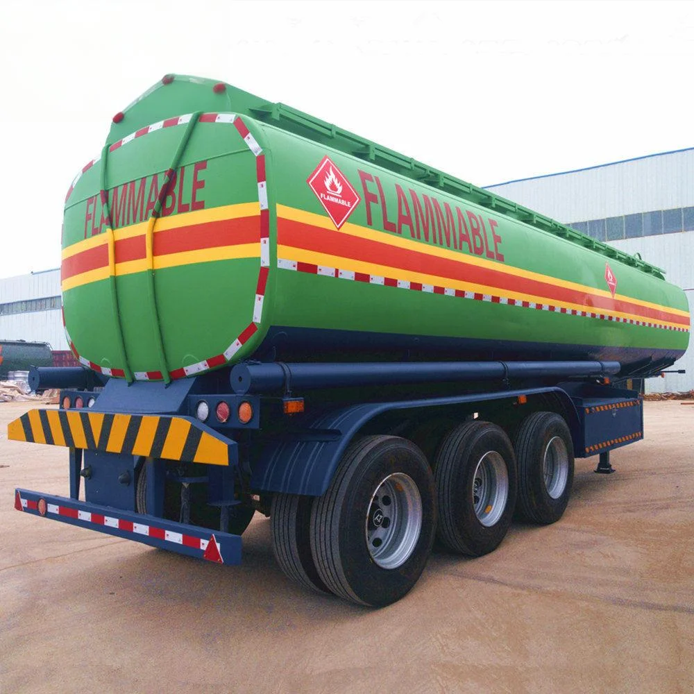 3 Axles Fuel Oil Tank Semi-Trailer Internal View