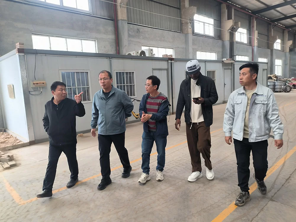Used tractor trucks processing in assembly workshop