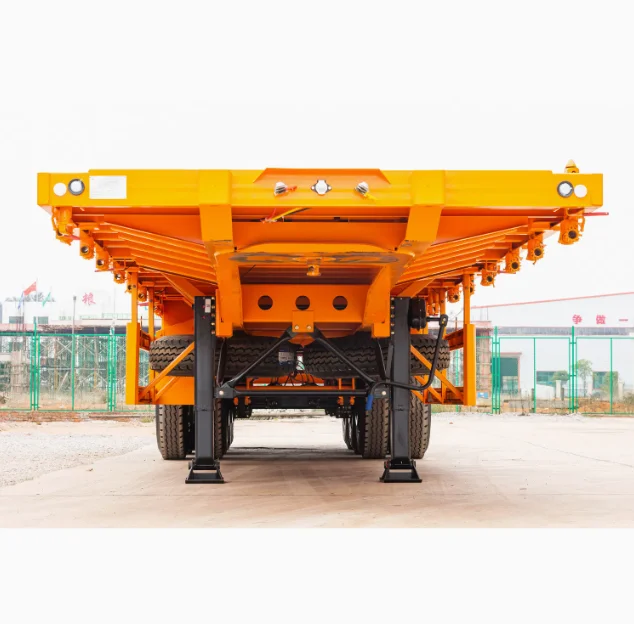 3 Axles Flatbed Semi Trailer