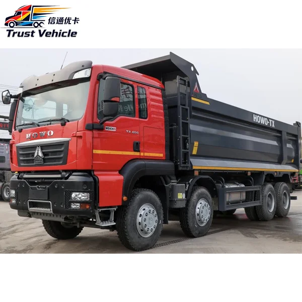 HOWO TX 400HP 8*4 Dump Truck 12 Wheels