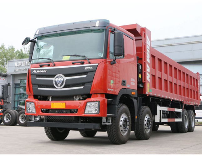 Foton 8×4 Dump Truck with 12 Tires 9.6m Tripper Truck Euro 3/4/5