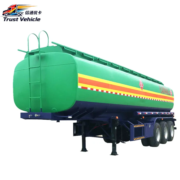 High Capacity 3 Axles Fuel Oil Tank Semi Trailer from China Factory Suppliers
