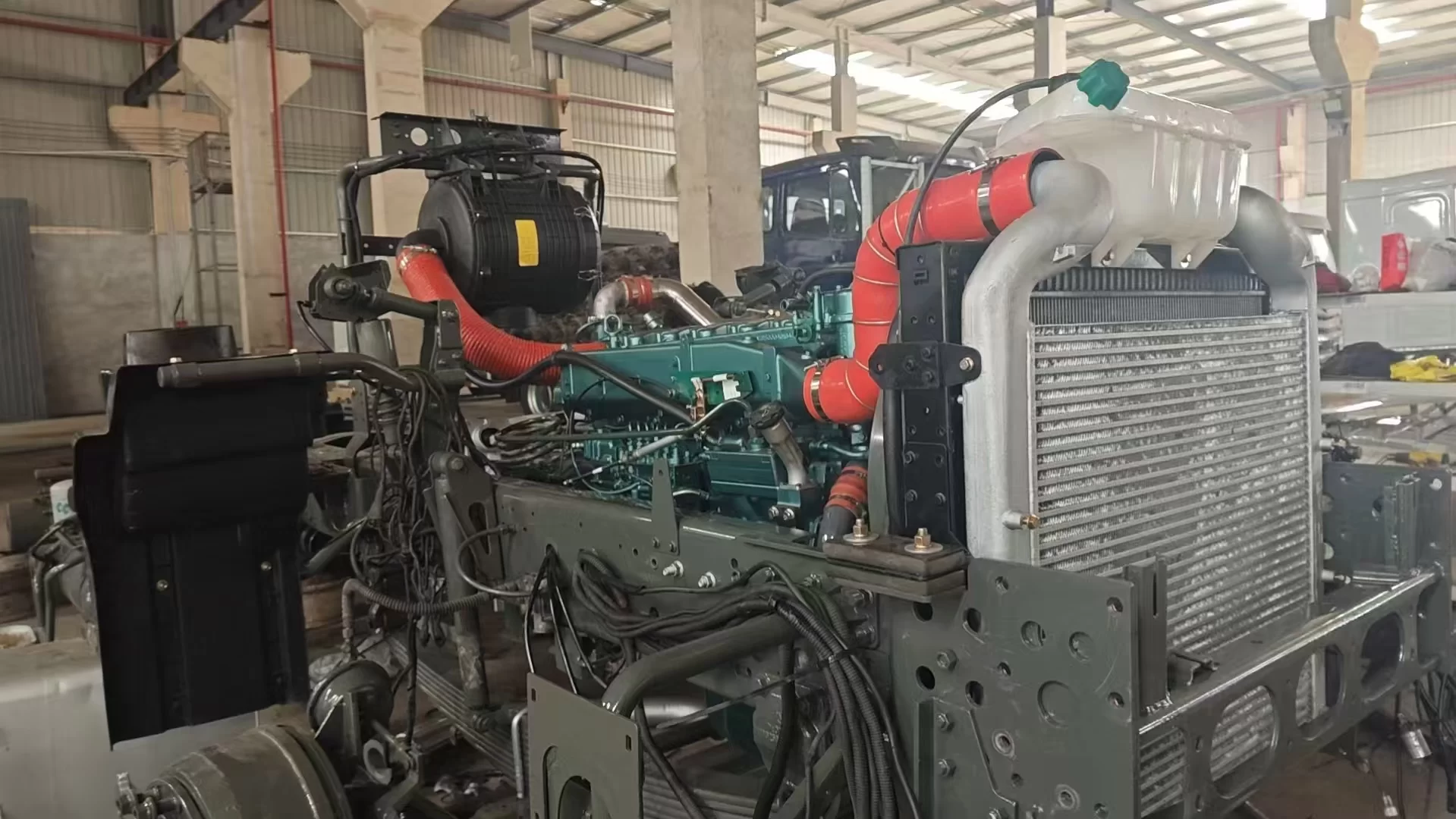 Cargo truck engine diagnostics and maintenance