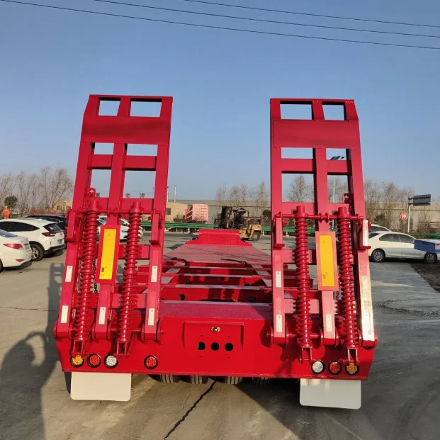 4-Axle Lowbed Semi Trailer