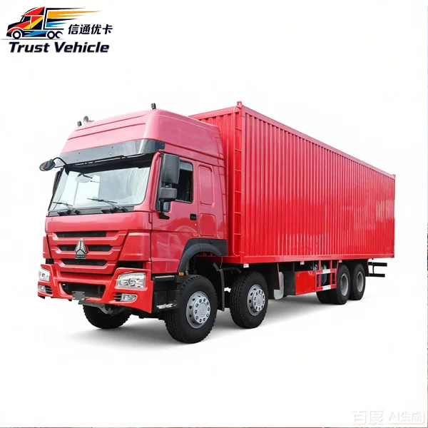 Sinotruck HOWO 8×4 Closed Box Cargo Truck