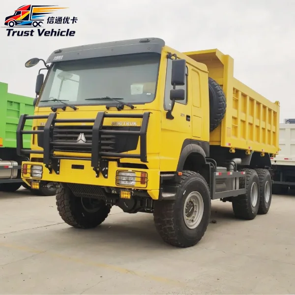 Sinotruk Howo 6×6 All-Wheel-Drive Off-Road Mining Dump Truck