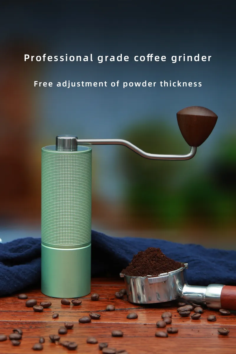 Professional Manual Espresso Grinder CNC Steel Burr 4
