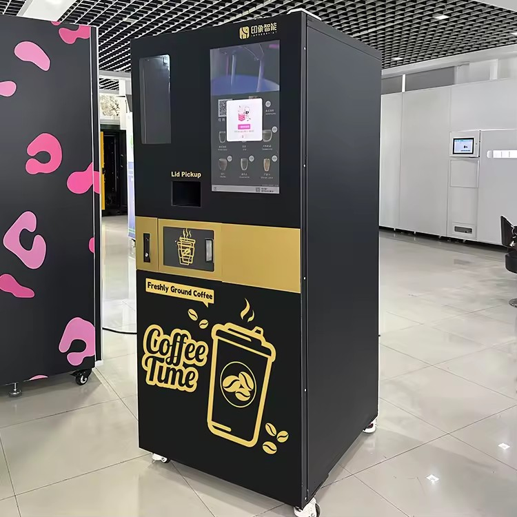 Office Business Card Reader Vending Machine Coin Operated Coffee Vending Machine on Sale