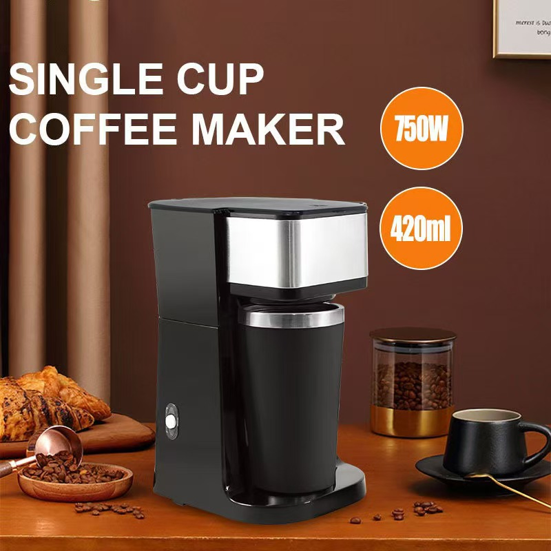 110V a American Drip Coffee Machine Multifuncional Americana - 2-in-1 Cafetera