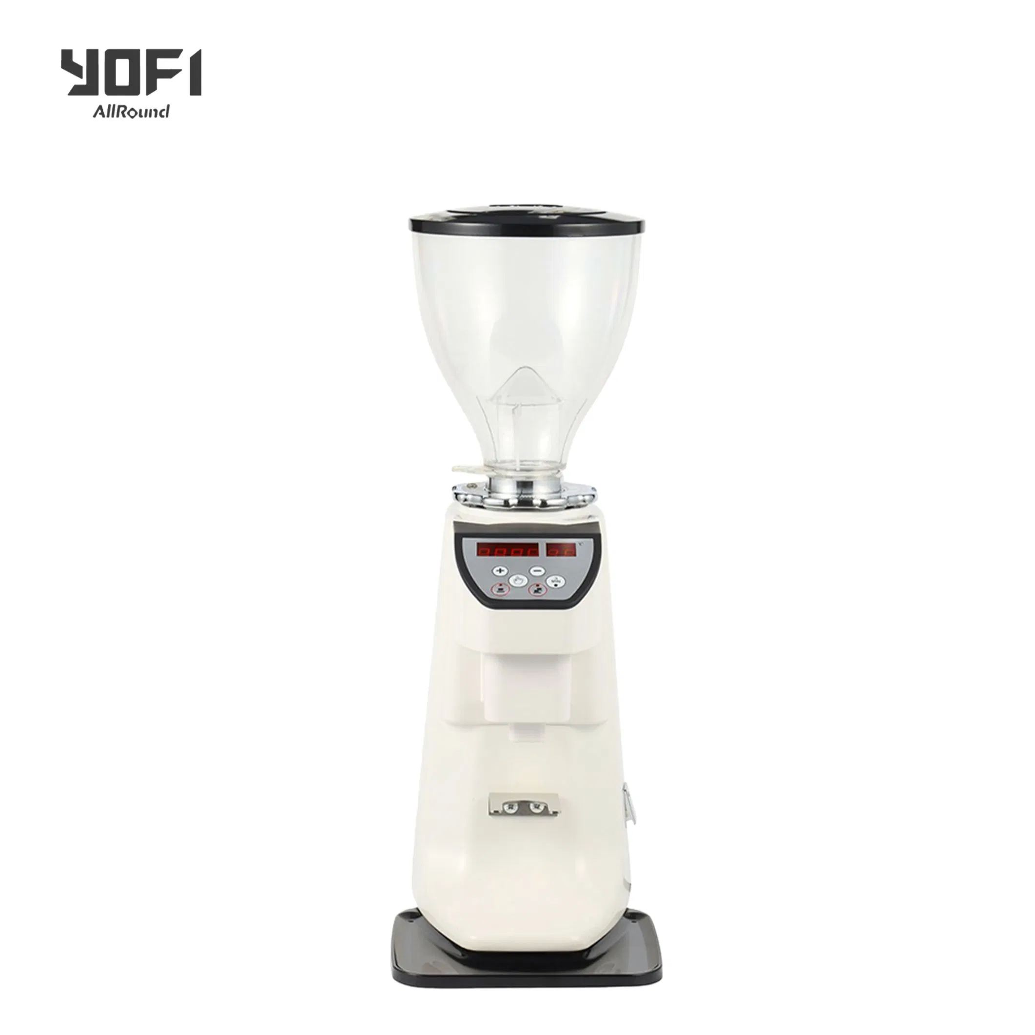 370W 120V High Power Commercial Grade Italian Electric Coffee Grinder Mill Rust Proof Stainless Steel Grinding Machine Espresso Grinder