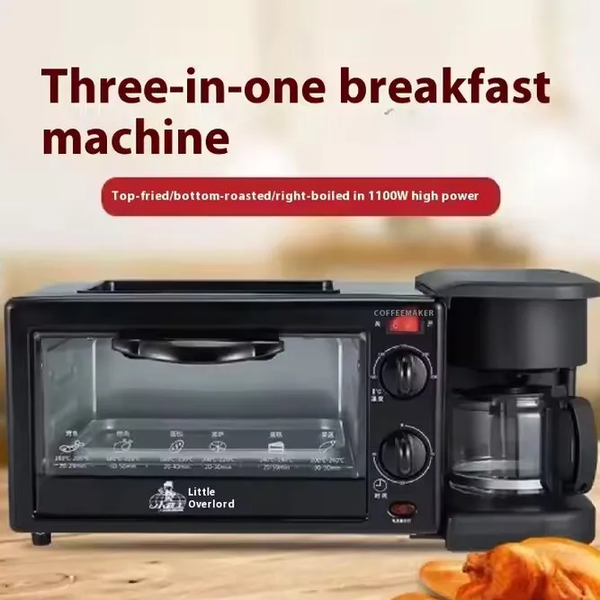 Breakfast Machine Toaster Oven Coffee Maker