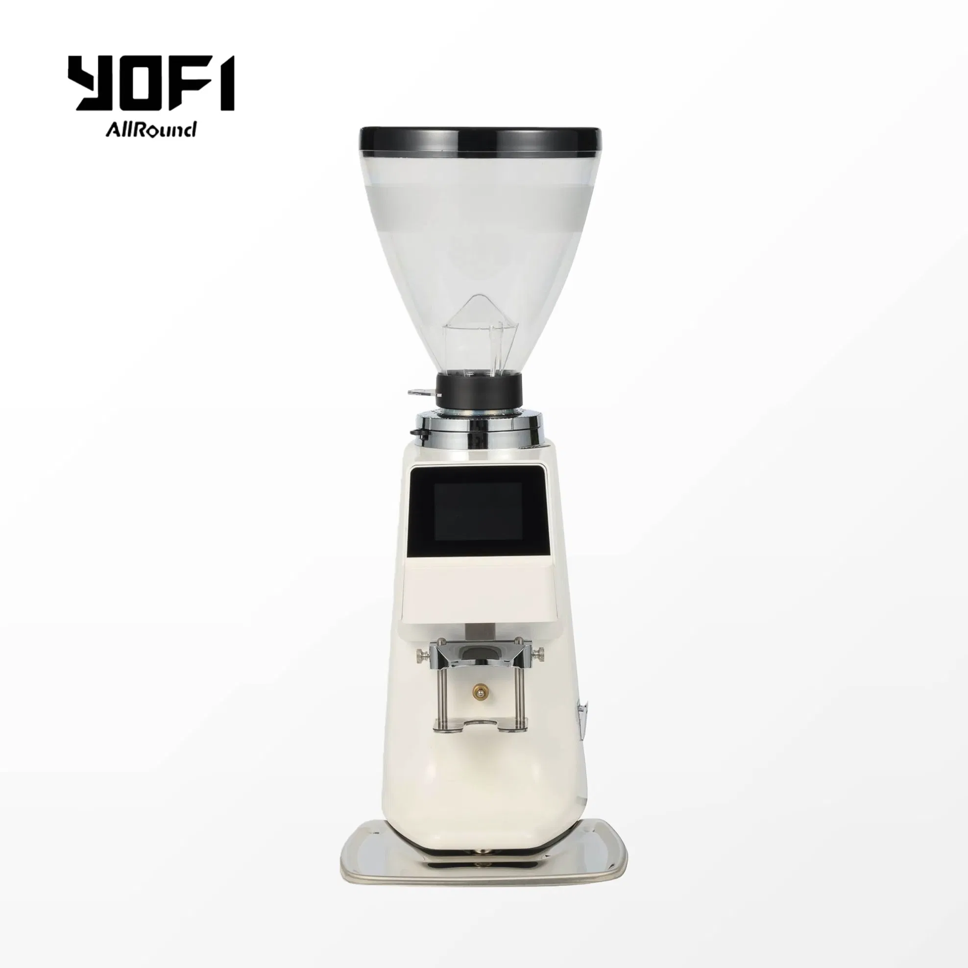Professional Automatic Flat Burr Electric Coffee Grinder for Espresso Maker Commercial Use