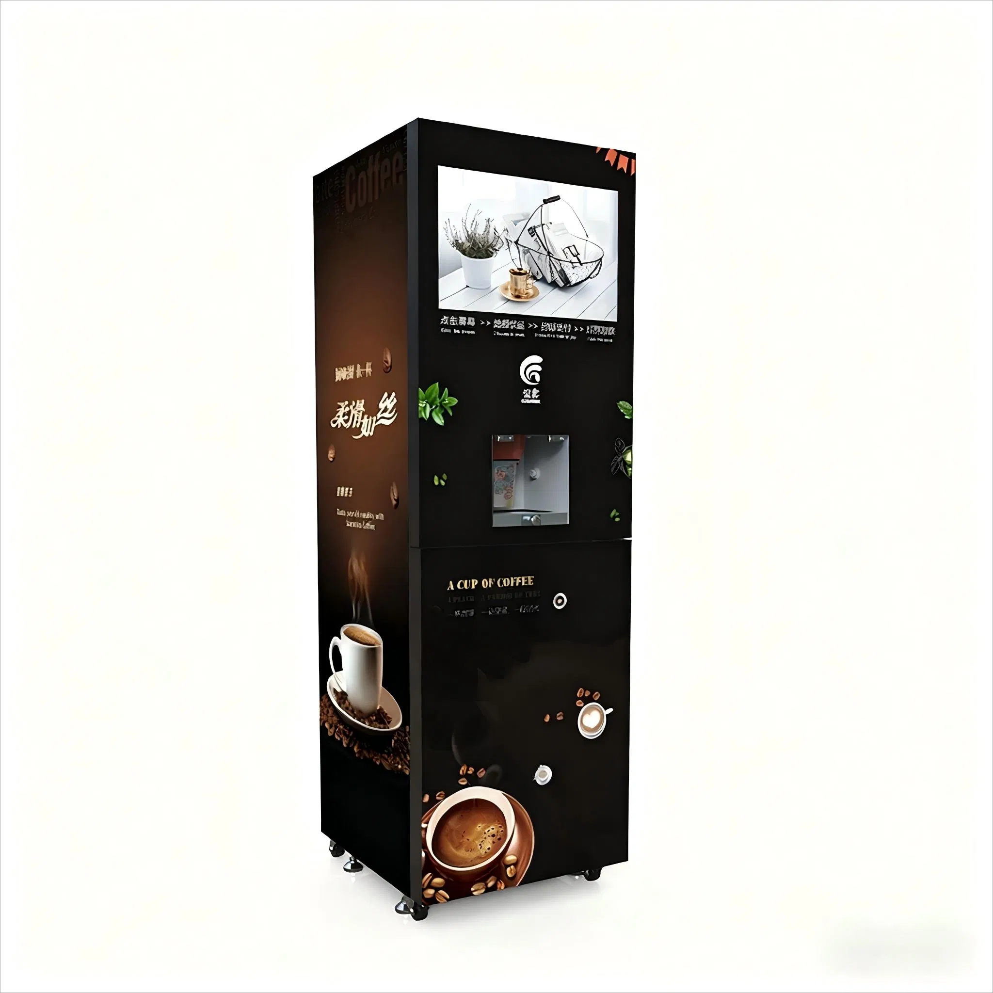 Coin Operated Hot Coffee Vending Machines for Office Business