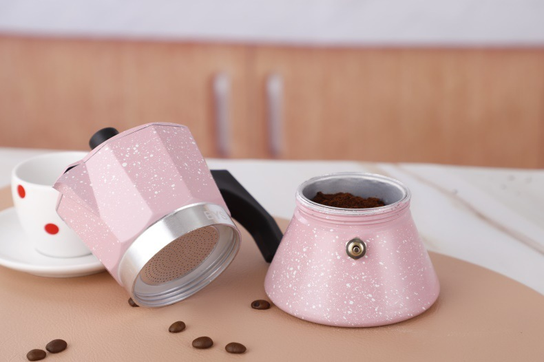 6 Cup Stovetop Espresso Maker, Premium Aluminum Moka Pot Italian Espresso Coffee Maker Household Usage