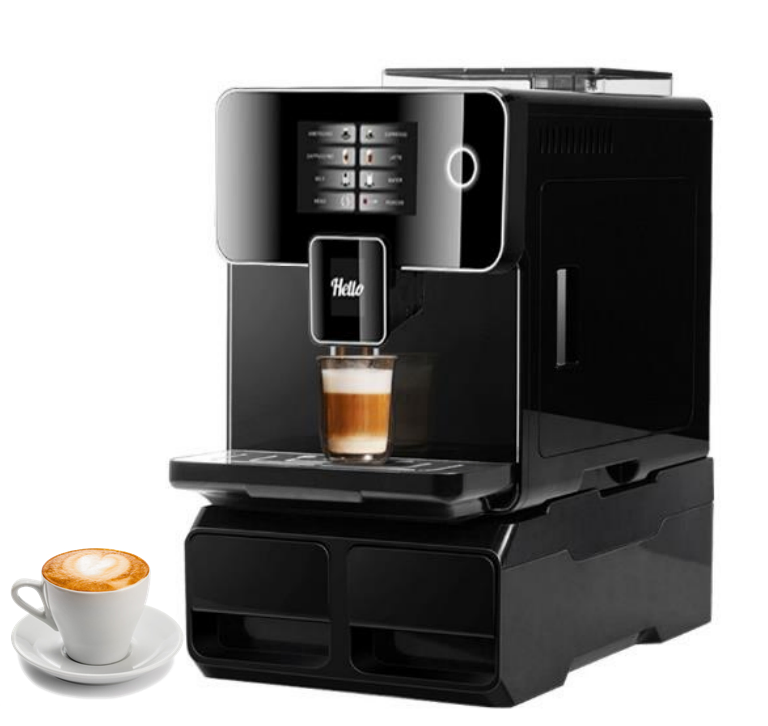 Full Auto Super Fully Automatic Vending Cappuccio or Latte Esspresso Making Machine Commercial Coffee Maker Office 110V 220V Coffee Machine with Grinder Prices