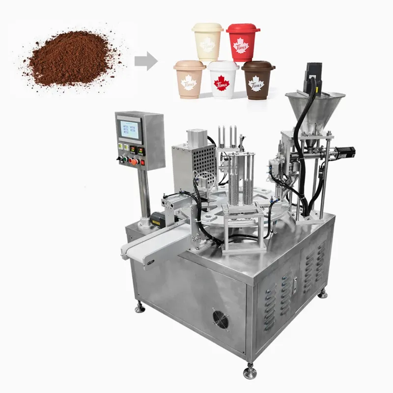 Automatic Rotary Powder Cup Filling Sealing Machine