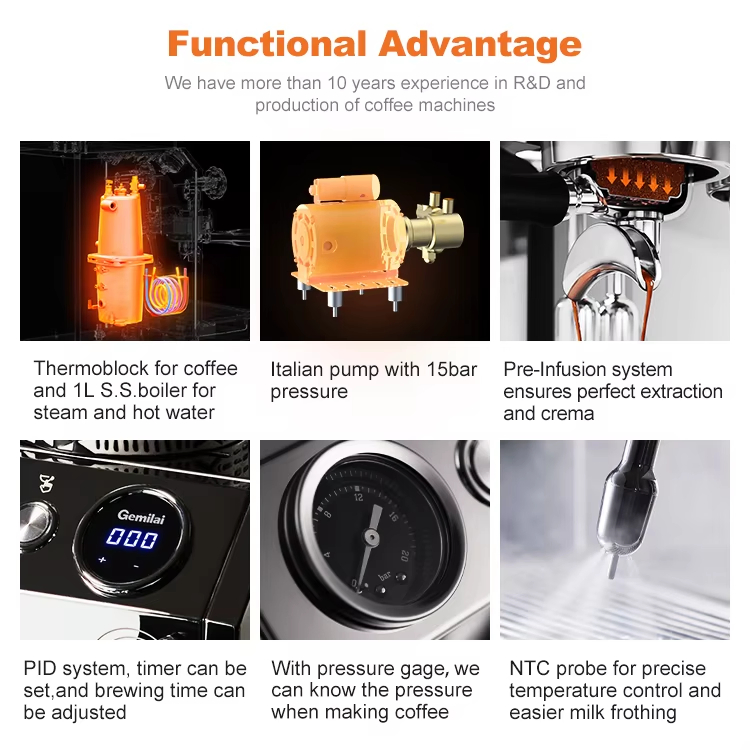 Wholesale Cafetera Instant Barista Tools Smart Espresso Coffee Maker Coffee Machine