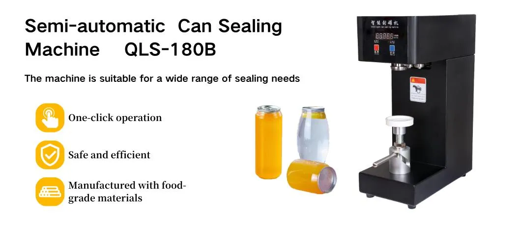 Semi-Automatic Can Sealing Machine