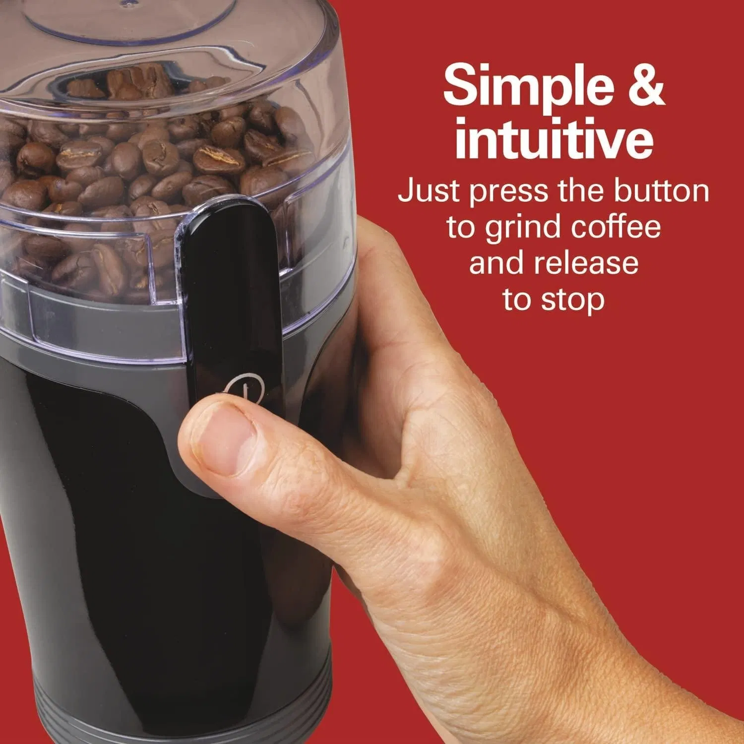 Factory Outlet Black Stainless Steel Blades Fresh Grind Electric Coffee Grinder