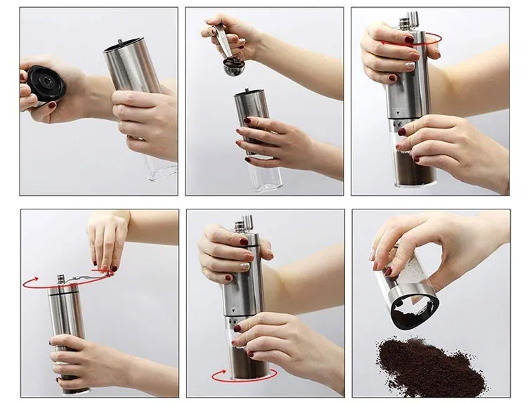 Instructions for Manual Coffee Grinder